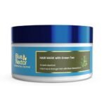 Blue Nectar Green Tea Hair Mask for Dry & Frizzy Hair | Plant Based Biotin Deep Conditioning Hair Mask for Damaged & Curly Hair, All Hair types (13 Herbs, 200 g) - Fast UK Delivery - Image 2