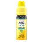 Neutrogena Beach Defense Sunscreen For All Skin Types Spray Spf50 Water Resistant Sunscreen For All Skin Types Body Spray 184G, Pack Of 1 - Fast UK Delivery - Image 2