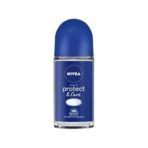 NIVEA Protect & Care Roll On Fresh, Unisex (50Ml) - Fast UK Delivery - Image 2