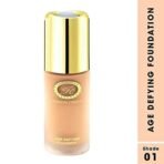 FASHION COLOUR Age Defying Foundation | Enriched with Vitamin E B5 | Medium Buildable Coverage with Natural Finish | Oil Free | Hydrating Foundation For Women | Pearl White - Fast UK Delivery - Image 4