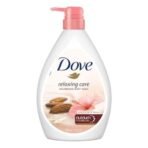 Dove Relaxing Almond Cream Body Wash with Hibiscus for Smooth Skin, Soft & Sweet Scent 1L - Fast UK Delivery - Image 2
