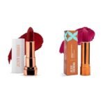 Just Herbs Matte Lipstick & Just Herbs Ultra Matte Bullet Lipstick Nourishing Non Drying and Long Stay Lipsticks for Women 4 g (Grape Goddess) Combo - Fast UK Delivery - Image 2