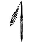 FASHION COLOUR Intense Black Kajal With Smudger(0.35g) | 12 Hr Long Stay | Waterproof & Smudgeproof | One Swipe Smooth Application | 3-In-1 Kajal, Eyeliner, Smokey Eyeshadow | (Matte Black) - Fast UK Delivery - Image 5