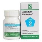 Dr. Willmar Schwabe India Aconitum Pentarkan Tab (Ptk02) 20 gms (Pack of 2) - Fast UK Delivery