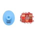 Glam 21 Silicone Face Cleanser Scrubber (Big) Floral Hues 9 In 1 Eyeshadow Palette Highly Pigmented Smudge-Proof (7.5 gm) 02- Daisy - Fast UK Delivery - Image 2