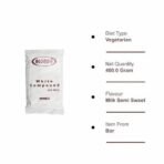 Konfiz Morde White Chocolate Compound Slab(Co-W33) Perfect For Baking, Cake Decorating, Topping, Molding & Dipping(Pack Of 1, 400 Gm) - Fast UK Delivery - Image 4
