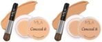 MILA Beaute Conceal It Pot Concealer | With SPF 15 & Vitamin-E For Face Makeup | Shade - (Sun Beige, 4g) Conceal It Pot Concealer For Face Makeup | Shade - (Pure Beige, 4g) - Fast UK Delivery - Image 2