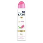 Dove Go Fresh Spray Antiperspirant Deodorant for Women, Pomegranate and Lemon Verbena, 150ml - Fast UK Delivery