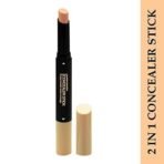 FASHION COLOUR Precise Correction Concealer Stick | 2 in1 Double Perfecting | Dual Sided Full Coverage Concealer with Soft Brush | Buildable Coverage Makeup | All Skin Type | 2.2g | Shade 02 - Fast UK Delivery - Image 4