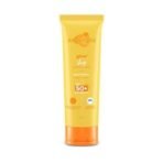 Aqualogica Glow+ Dewy Sunscreen SPF 50 PA++++ with Papaya & Vitamin C | For Dry, Sensitive, Oily & Combination Skin | UVA/B & Blue Light Protection | Fragrance-Free | For Men & Women | 125g - Fast UK Delivery - Image 2