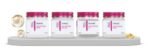 DR.RASHEL White skin pack of 4 (scrub, gel, cream & facepack) for skin whitening - 1520 ml - Fast UK Delivery - Image 2