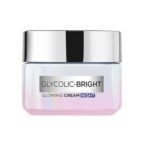 L'Oreal Paris Glycolic Bright Glowing Night Cream, Overnight Brightening Cream, Glycolic Acid in Gel-Like Cream Texture, that Visbily Minimizes Spots & Reveals Glowing skin, 50ml - Fast UK Delivery - Image 2