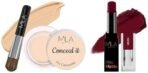 MILA Beaute Pro Matte Lipstick | Creamy Matte Lipstick | Shade - Helen, 4.2g Conceal It Pot Concealer For Face Makeup | Shade - (Creamy Beige, 4g) - Fast UK Delivery - Image 2
