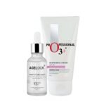 O3+ Advanced Whitening & Brightening Combo Skin care set - (SPF 30 Whitening Cream 50g + Agelock Vitamin C Plus Lactic Serum 30g) - Fast UK Delivery - Image 2