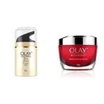 Olay Day Cream Total Effects 7 in 1, Anti-Ageing SPF 15, 50g & Olay Day Cream Regenerist Microsculpting Moisturiser (NON SPF), 50g - Fast UK Delivery - Image 2