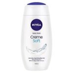 NIVEA Creme Soft 250ml Body Wash| Shower Gel with Natural Almond Oil|Clean, Healthy & Moisturized Skin|Microplastic Free - Fast UK Delivery - Image 2