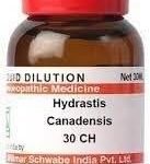 Dr. Willmar Schwabe India Hydrastis Canadensis 30 CH, 30ML (Pack of 2) - Fast UK Delivery