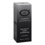 FASHION COLOUR Platinum Professional Use Pro Matte Liquid Foundation | Matte Coverage | Lightweight | Long Lasting | Waterproof | Full Coverage Liquid Foundation | 30ml | Warm Beige - Fast UK Delivery - Image 5