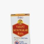 Unjha Vasant Kusumakar Ras Swarna Moti Yukta 1g 10 Pills Ayurvedic Supplement for Vitality Immunity and Overall Health
