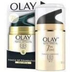 Olay Total Effects Anti Ageing Skin Cream (Moisturizer)| Fights 7 Signs of Ageing | With Niacinamide and Green Tea Extracts | Normal, Oily, Dry, Combination Skin | 50g (BB Creme (SPF 15)) - Fast UK Delivery