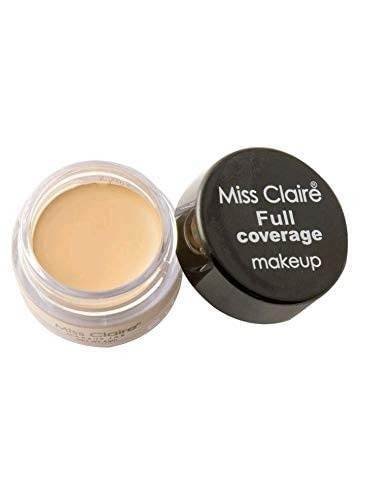 uk31Xc2NXCe8L-1-1.jpg Miss Claire Cream Full Coverage Makeup Glow Acne Prone Concealer (Shade 07, Naturalbeige) - Fast UK Delivery - Image 1
