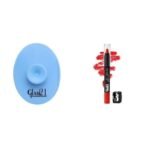Glam 21 Silicone Face Cleanser Scrubber (Small) Lip Seduction Non- Transfer Crayon Lipstick| Lightweight & Longlasting|Creamy Matte Formula - 2.8gm|Naughty Red|03 - Fast UK Delivery - Image 2