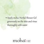 moha: Herbal Shower Gel 200 ml And Rejuvenating Massage Oil 200ml Combo | Soft Supple and Moisturised Skin with Aloe, Tea Tree, Neem and Orange | Herbal Body Wash Gel and Massage Oil - Fast UK Delivery - Image 6