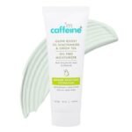 mCaffeine Glow Boost 5% Niacinamide & Green Tea Oil Free Moisturizer | Brightens & Even-Tones | 72Hrs Moisturization | Reduces Acne Marks & Blemishes | Lightweight Moisturizer For All Skin Types -50ml - Fast UK Delivery