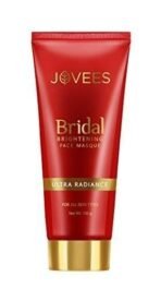 Jovees Herbal Bridal Brightening Face Masque Pack | Ultra Radiance | With Orange Peel And Turmeric Extract | For All Skin Types | 100GM - Fast UK Delivery - Image 2