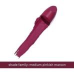 Plum Butter Creme Matte Lipstick | Creamy Matte Finish | Highly Pigmented | With Shea Butter, Rosehip Oil & Vitamin E | 100 Vegan & Cruelty Free | 136 RedDemption - Fast UK Delivery - Image 3
