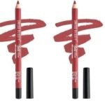 Swiss Beauty Bold Matt Lip Liner | Long-lasting |Matte Finish | Non-drying | Shade-13, 1.6gm (Pack of 2) - Fast UK Delivery