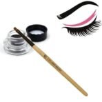 KINDED Gel and Liquid Eye Liner Eyes Makeup Brush Professional Series for Makeup Beauty with Smooth Soft Synthetic Hair Bristles Anti Rust Aluminium Ferrule Natural Wooden Handle Grip - Fast UK Delivery - Image 6