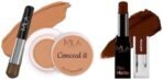 MILA Beaute Pro Matte Lipstick | Creamy Matte Lipstick | Shade - Marykom, 4.2g Conceal It Pot Concealer For Face Makeup | Shade - (Rose Beige, 4g) - Fast UK Delivery - Image 2