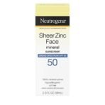 Neutrogena Sheer Zinc Oxide Dry-Touch Face Sunscreen with Broad Spectrum SPF 50, Oil-Free, Non-Comedogenic & Non-Greasy Mineral Sunscreen, 2 fl. oz - Fast UK Delivery - Image 2
