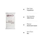 Konfiz Morde Dark Chocolate Compound Slab(Co-D15) Perfect For Baking, Cake Decorating, Topping, Molding & Dipping(Pack Of 2, 400 Gm) - Fast UK Delivery - Image 3