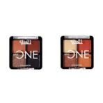 Glam 21 Little One 4-in-1 Eyeshadow Palette Ultra pigmented, |Artist Love-01 Little One 4-in-1 Eyeshadow Palette Ultra pigmented, Easy to blend Long Lasting Eye Make Up Kit |Pool Party-02 - Fast UK Delivery - Image 2