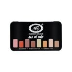 Fashion Colour Glamorous Blusher Highlighter Corrector 3 in 1 palette | ALL IN ONE Makeup Palette | Concealer Blusher and Highlighter Combo | Creamy Texture Moisturizing & Lasting |-Multicolor (32gm) - Fast UK Delivery - Image 3