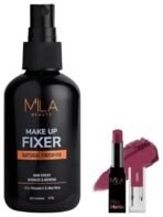 MILA Beaute Pro Matte Lipstick | Creamy Matte Lipstick | Shade - Queen, 4.2g Makeup Fixer | Natural Finish |Hydrating Makeup Setting Spray |75ml - Fast UK Delivery - Image 2
