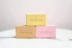 moha: Rose and Almond Bath Soap Unisex Bathing Bar with the benefits of Rose oil Pomegranate extract Almond oil wheat germ oil for soft, nourished and youthful skin - 100gm (Pack of 3) - Fast UK Delivery - Image 7