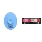 Glam 21 Silicone Face Cleanser Scrubber (Small) Shades of Trend Eyeshadow Palette 10 Highly Pigmented Shades |Smudge Free & Long-Lasting 13.5gm - Shade -04 - Fast UK Delivery - Image 2