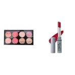 Glam 21Blush Highlighter Palette | Silky pigments for long lasting shimmer look | suitable for all skin tone | 24 gm -Chic-01Long Lasting Non-Transfer Lipstick|Creamy Matte Formula - 2.8gm|Cosmic-24 - Fast UK Delivery - Image 2