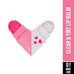 Hilary Rhoda Clear & Tint Lip Balm | Infused with Aloe Vera & Shea Butter | Hydrates & Nourishes Lips | 2 Sided Lip Balm | Glides on lips Smoothly - 2.27g*2 (Rose Love - Shade 01) - Fast UK Delivery - Image 3