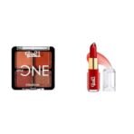 Glam 21 Little One 4-in-1 Eyeshadow Palette Ultra pigmented, |Little Lady-04 Jelly Pop fruity gel lipstick| Moisturising Glossy Finish Gives a Natural Colour Lightweight 02- Strawberry Red, 3.5gm - Fast UK Delivery - Image 2