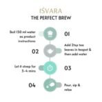 ISVARA TEA BUNDLES |Tea o'clock - Morning, evening & night tea (Pack of 3 tea tins) | MORNING TEA Symphony of Spices, AFTERNOON/EVENING TEA Kashmiri Kahwah, BED-TIME TEA Mood Fixer | 130gm - Fast UK Delivery - Image 7