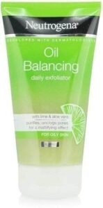 Neutrogena Oil Balancing Daily Exfoliator With Lime Face Wash For Oily Skin-150mL - Fast UK Delivery - Image 2