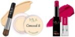 MILA Beaute Pro Matte Lipstick | Creamy Matte Lipstick | Shade - Gangubai, 4.2g Conceal It Pot Concealer For Face Makeup | Shade - (Rich Vanilla, 4g) - Fast UK Delivery - Image 2