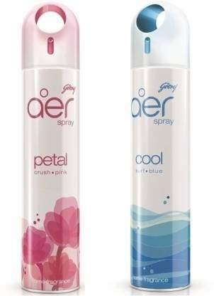 uk31hEBgLhbkL-1-1.jpg Godrej Aer Petal Crush Pink & Cool Surf Blue Home Fragrance Spray (540 ml) - Fast UK Delivery - Image 1