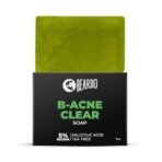 Beardo B- Acne Clear Soap for Men 75g | With Tea Tree and Salicylic Acid | Clean Clear Skin | For Body Acne and Skin Purification | B-acne | For All Skin Types - Fast UK Delivery - Image 2