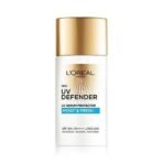 L'Oreal Paris Sunscreen, Non-Greasy, Hydrating Sunscreen With Hyaluronic Acid, UVA & UVB Protection, With SPF 50 PA+++, Moist & Fresh, UV Defender Serum Protector, 50 ml - Fast UK Delivery - Image 2