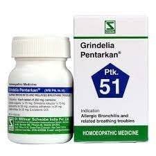uk31hguahoBVL.jpg Dr. Willmar Schwabe India Grindelia Pentarkan Tab (Ptk51) 20 gms (Pack of 3) - Fast UK Delivery - Image 1